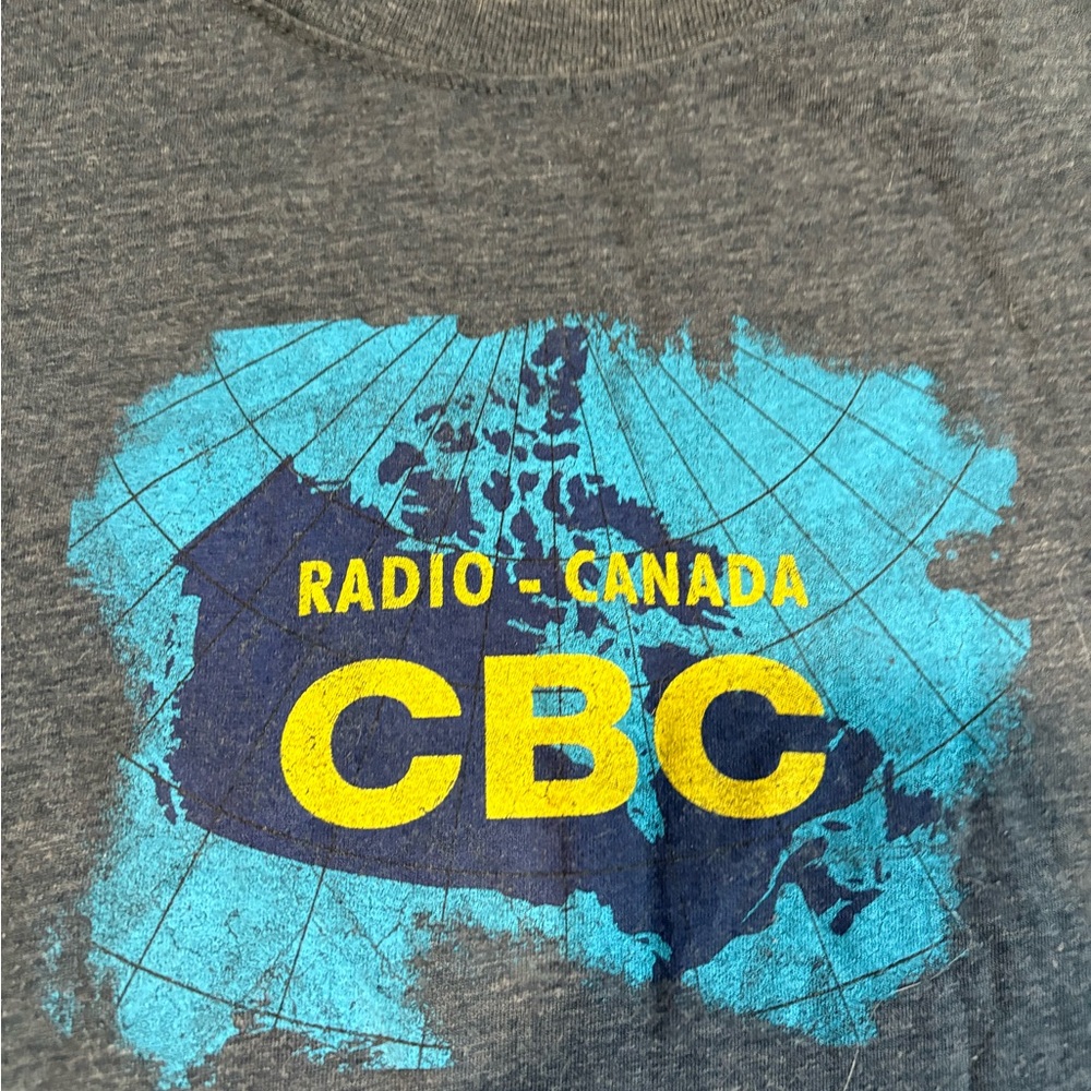 Gray Retro CBC Graphic T-Shirt
